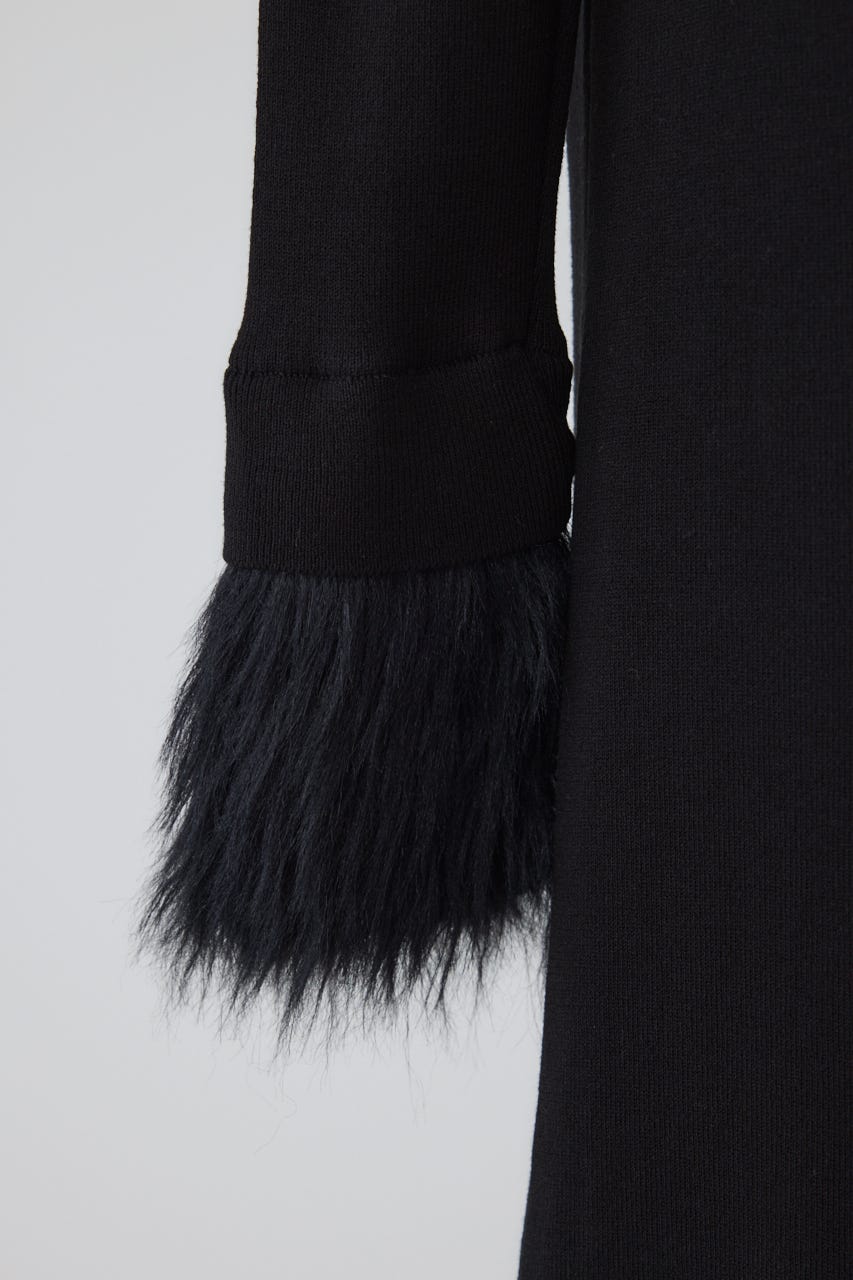 【26FW PRE ORDER】Distinctive knit dress BLK 38