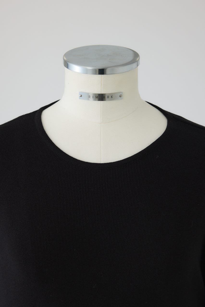 【26FW PRE ORDER】Distinctive knit dress BLK 38