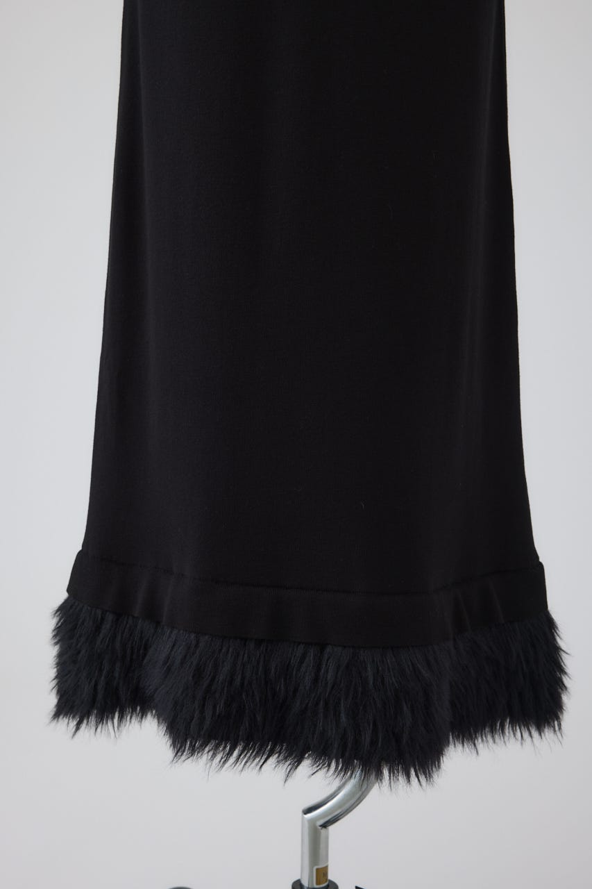 【26FW PRE ORDER】Distinctive knit dress BLK 38