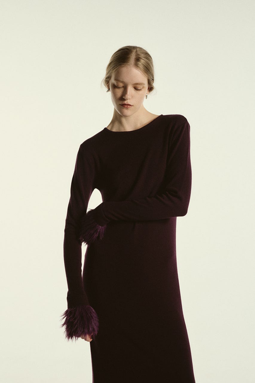 【26FW PRE ORDER】Distinctive knit dress BRD 38