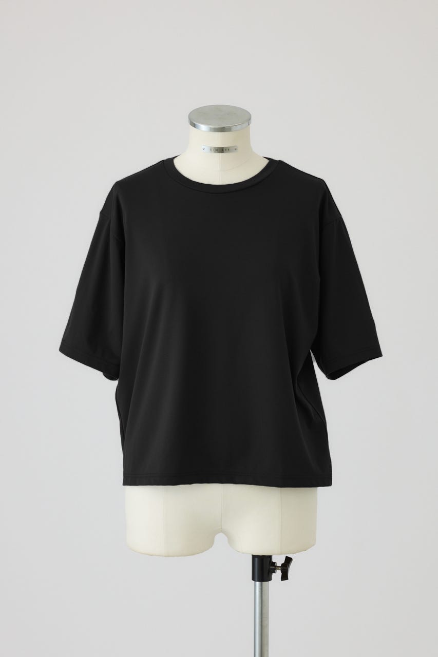 7/15- order start Mesh layered sleeve tee BLK FREE