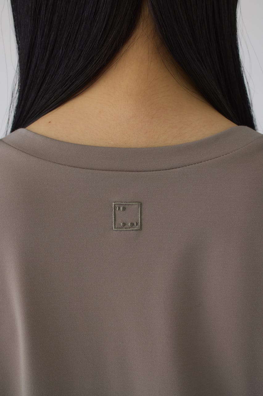 7/15- order start Mesh layered sleeve tee GREIGE FREE