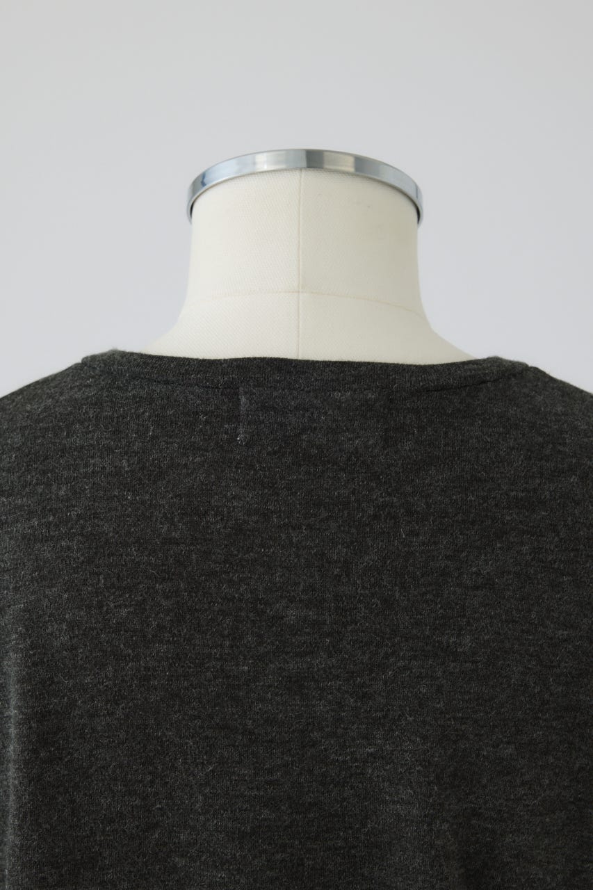 【26FW PRE ORDER】Essential henley cut tops C.GRY FREE
