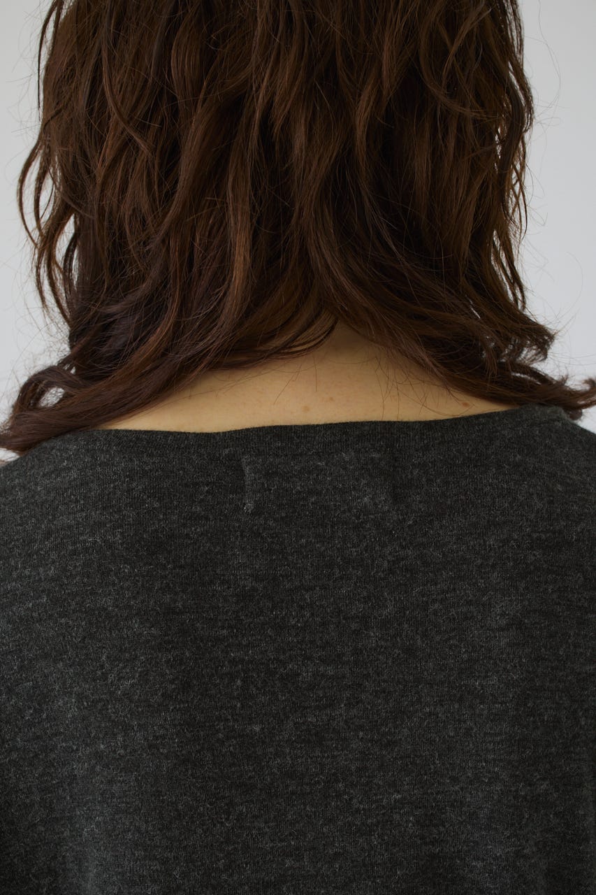 Essential henley cut tops C.GRY FREE