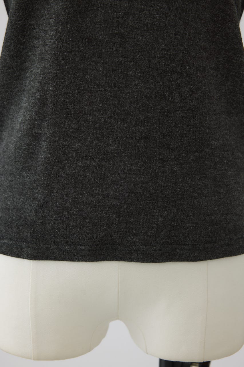 【26FW PRE ORDER】Essential henley cut tops C.GRY FREE