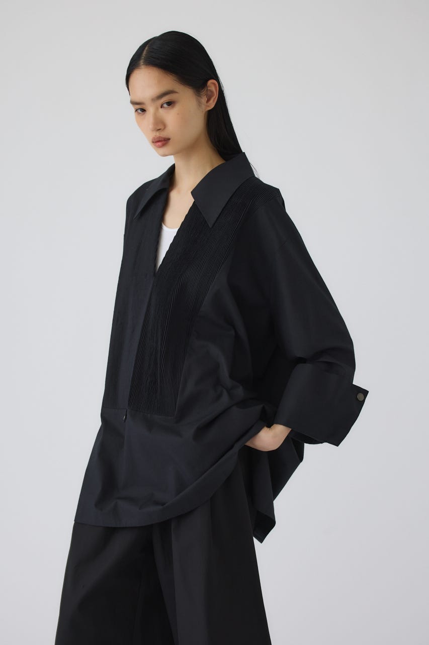 8/1- order start Pin-tuck kaftan BLK FREE