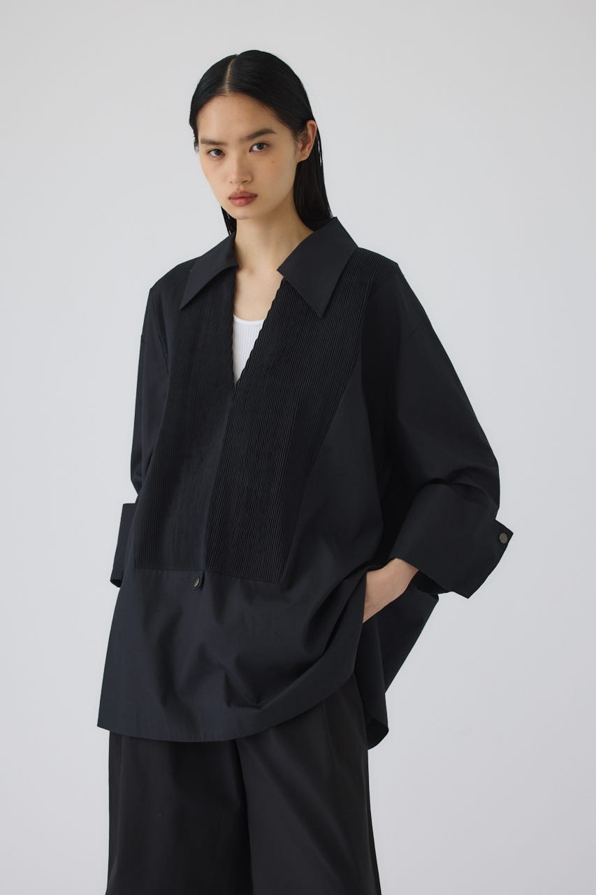 8/1- order start Pin-tuck kaftan BLK FREE