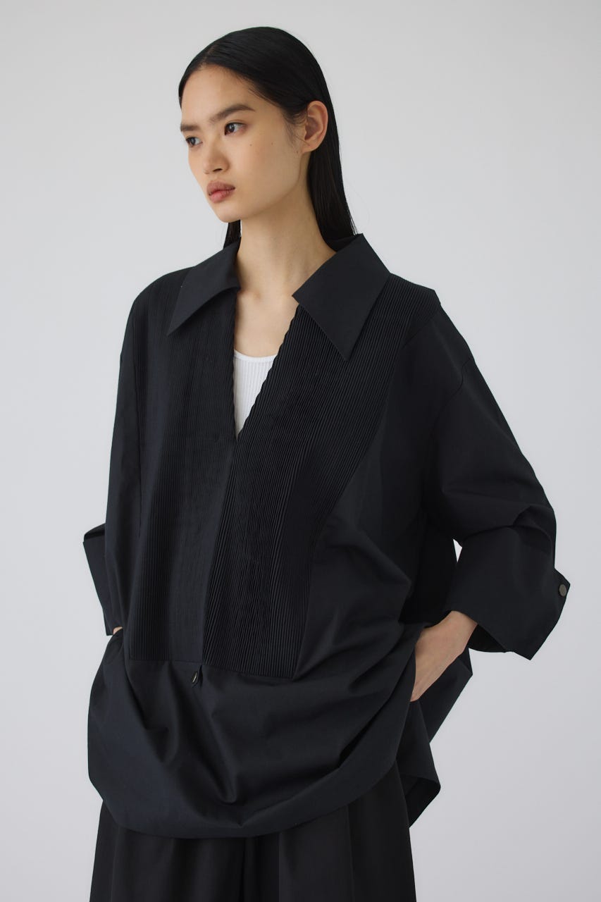 8/1- order start Pin-tuck kaftan BLK FREE
