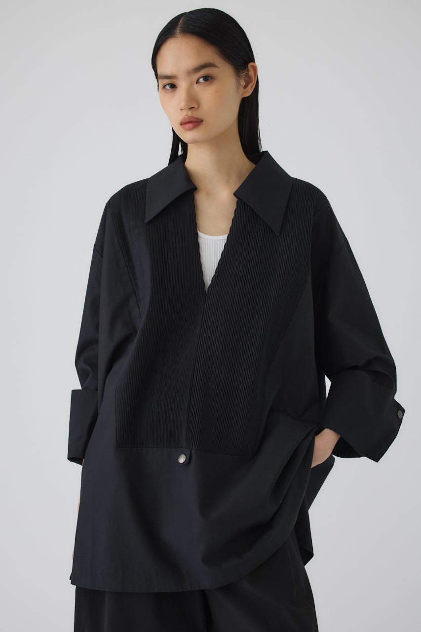 8/1- order start Pin-tuck kaftan BLK FREE
