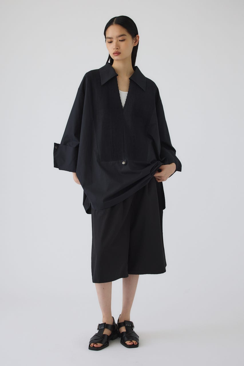 8/1- order start Pin-tuck kaftan BLK FREE