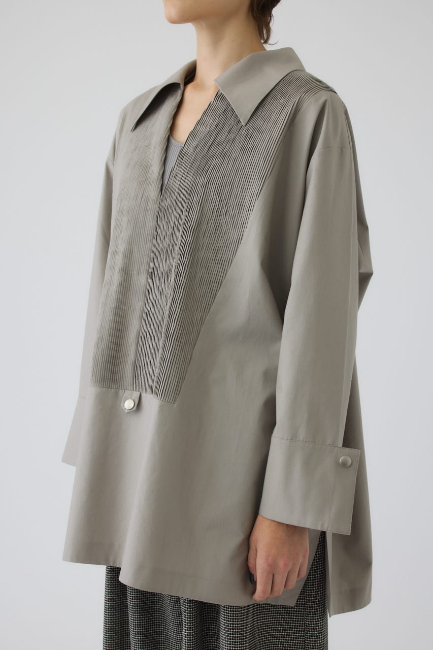 8/1- order start Pin-tuck kaftan GRY FREE