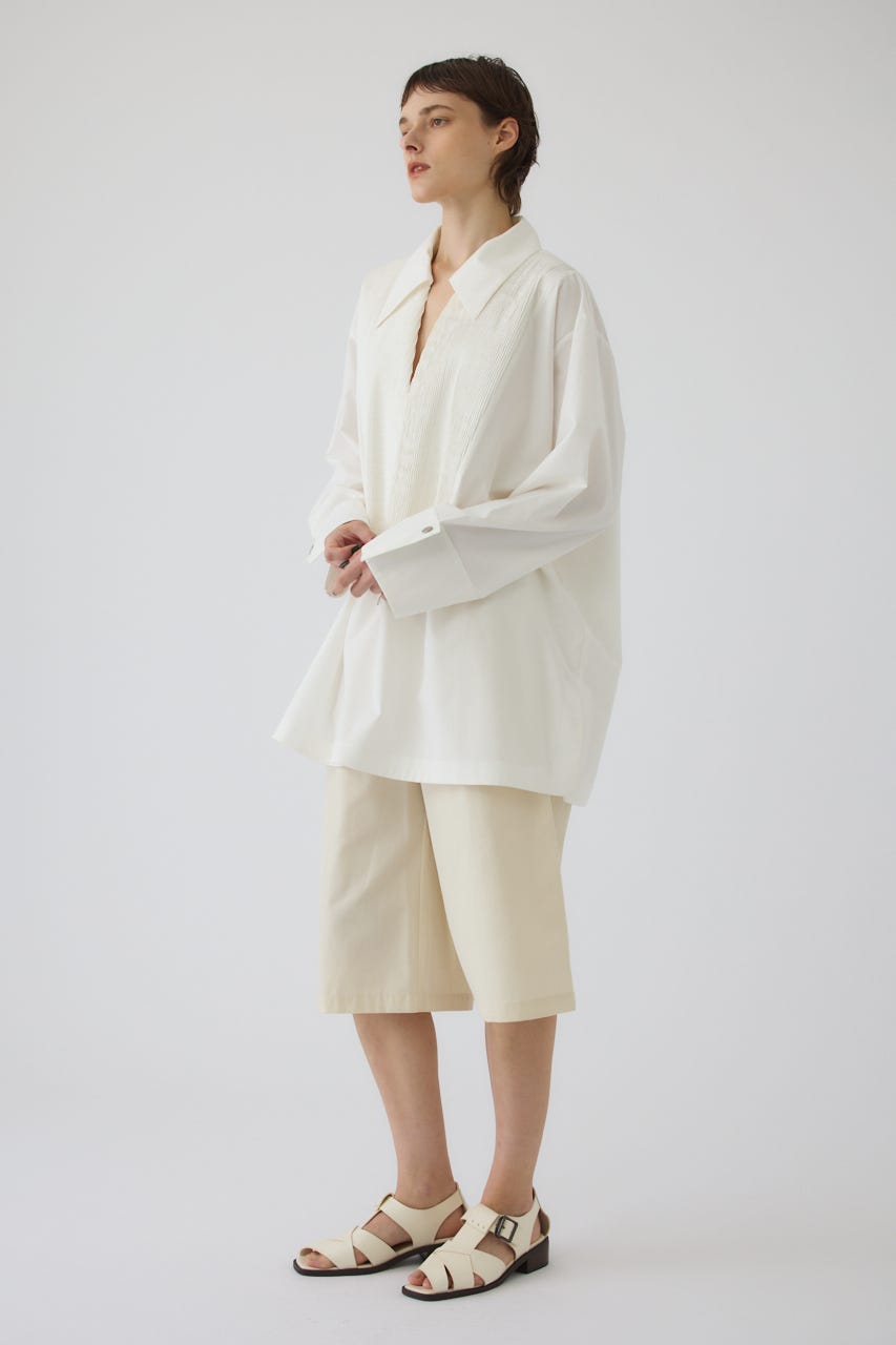 8/1- order start Pin-tuck kaftan WHT FREE