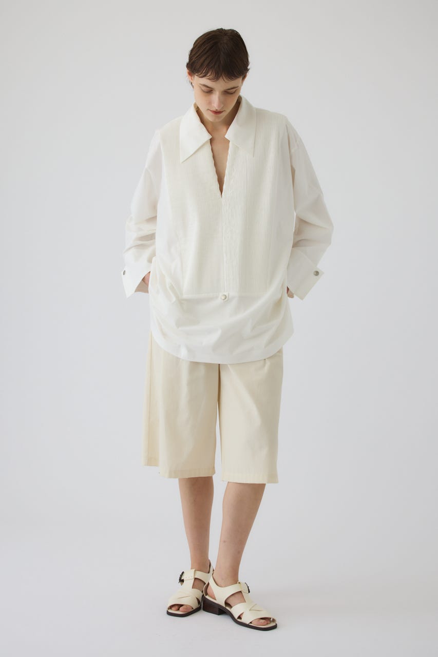 8/1- order start Pin-tuck kaftan WHT FREE