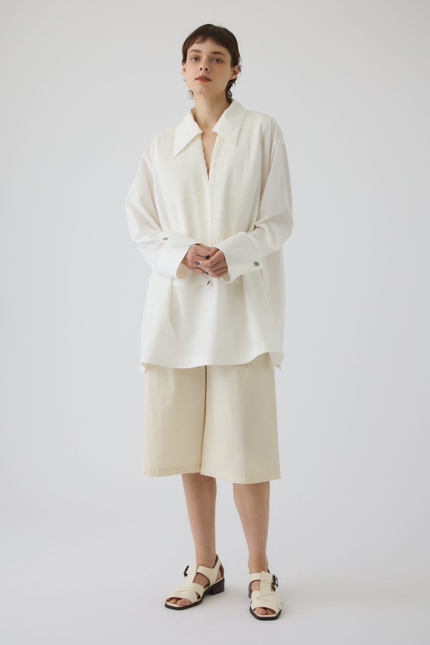 8/1- order start Pin-tuck kaftan WHT FREE