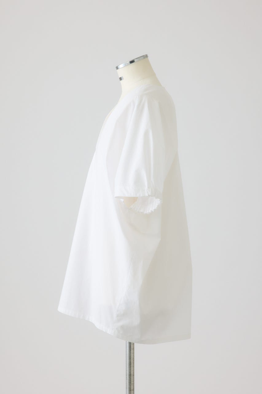7/15- order start Gather sleeve v-neck PO WHT FREE