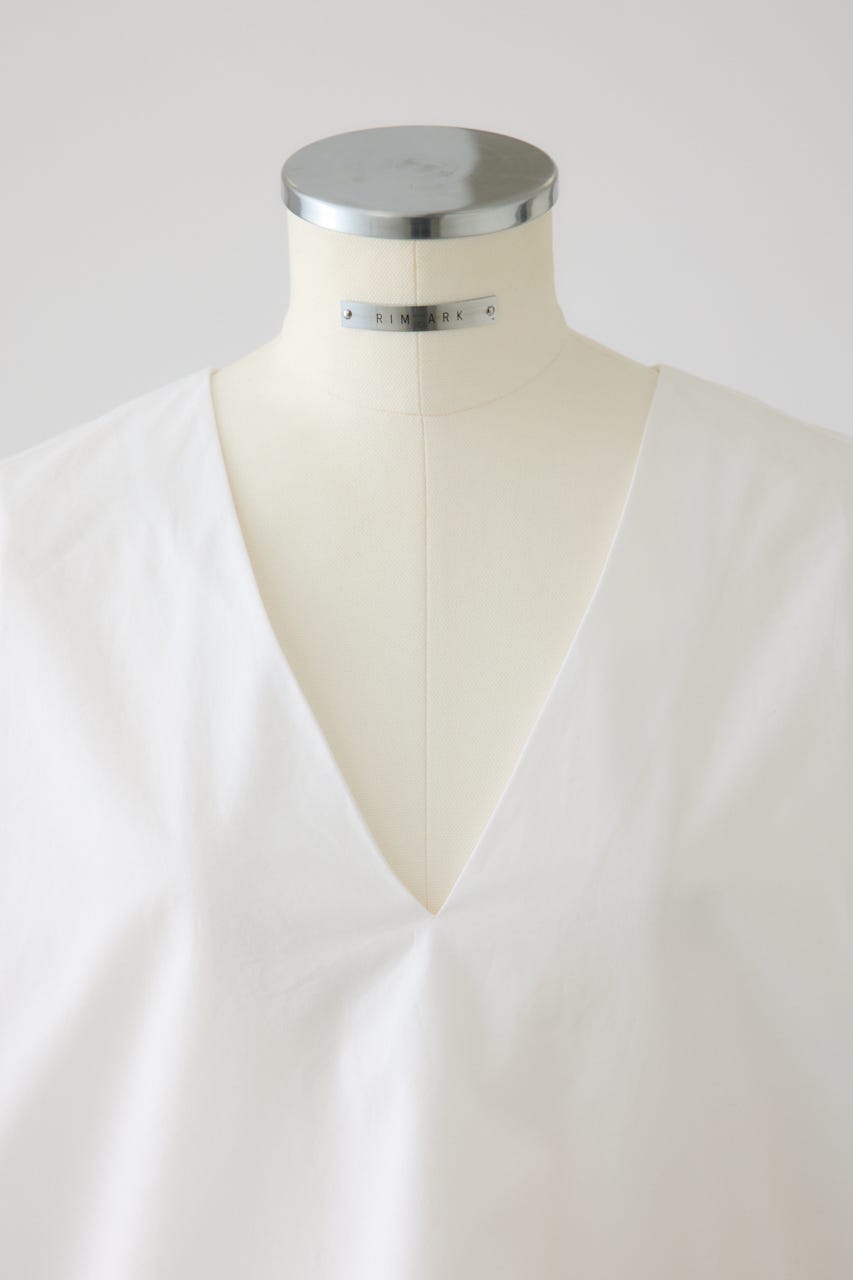 7/15- order start Gather sleeve v-neck PO WHT FREE
