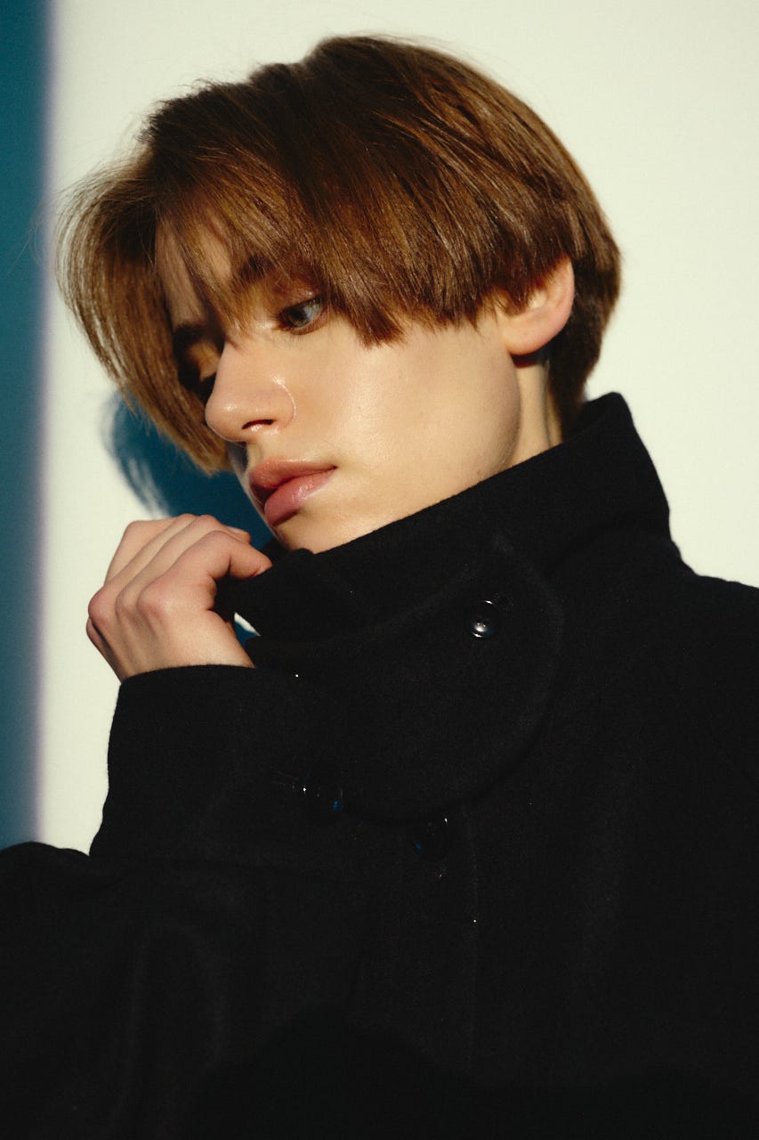 【26FW OUTER PRE ORDER】Round big sleeve CT BLK FREE