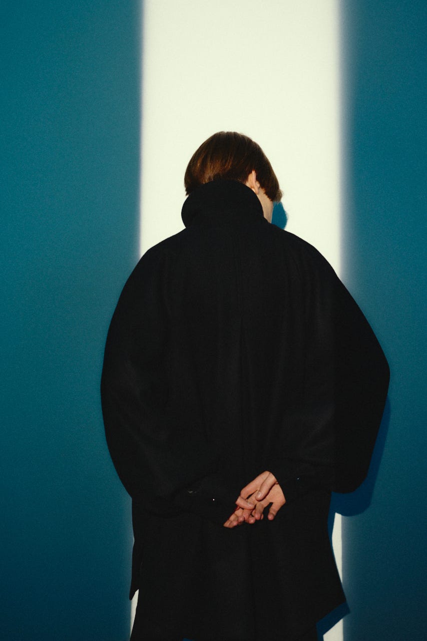 【26FW OUTER PRE ORDER】Round big sleeve CT BLK FREE