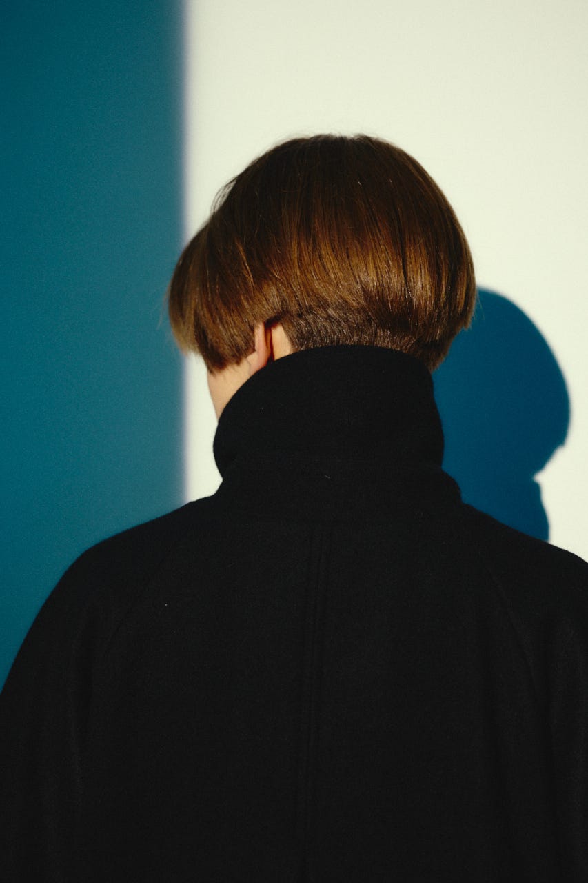 【26FW OUTER PRE ORDER】Round big sleeve CT BLK FREE