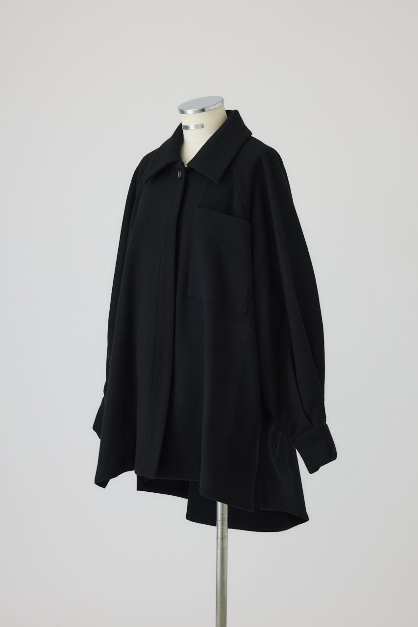 【26FW PRE ORDER】Round big sleeve CT BLK FREE