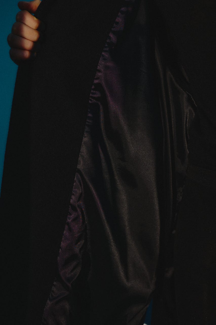 【26FW OUTER PRE ORDER】Round big sleeve CT BLK FREE