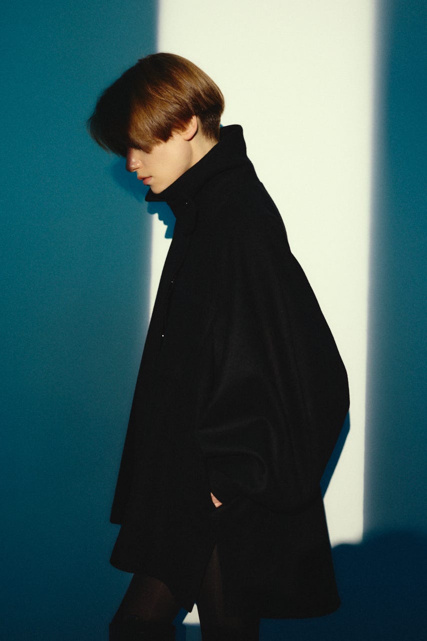 【26FW OUTER PRE ORDER】Round big sleeve CT BLK FREE