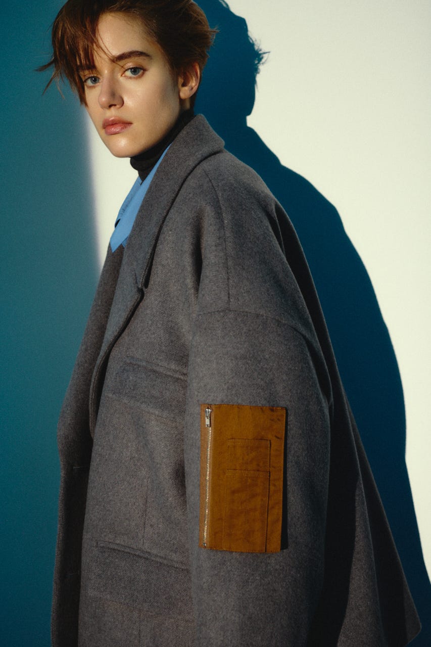 【26FW OUTER PRE ORDER】Big size single CT GRY FREE