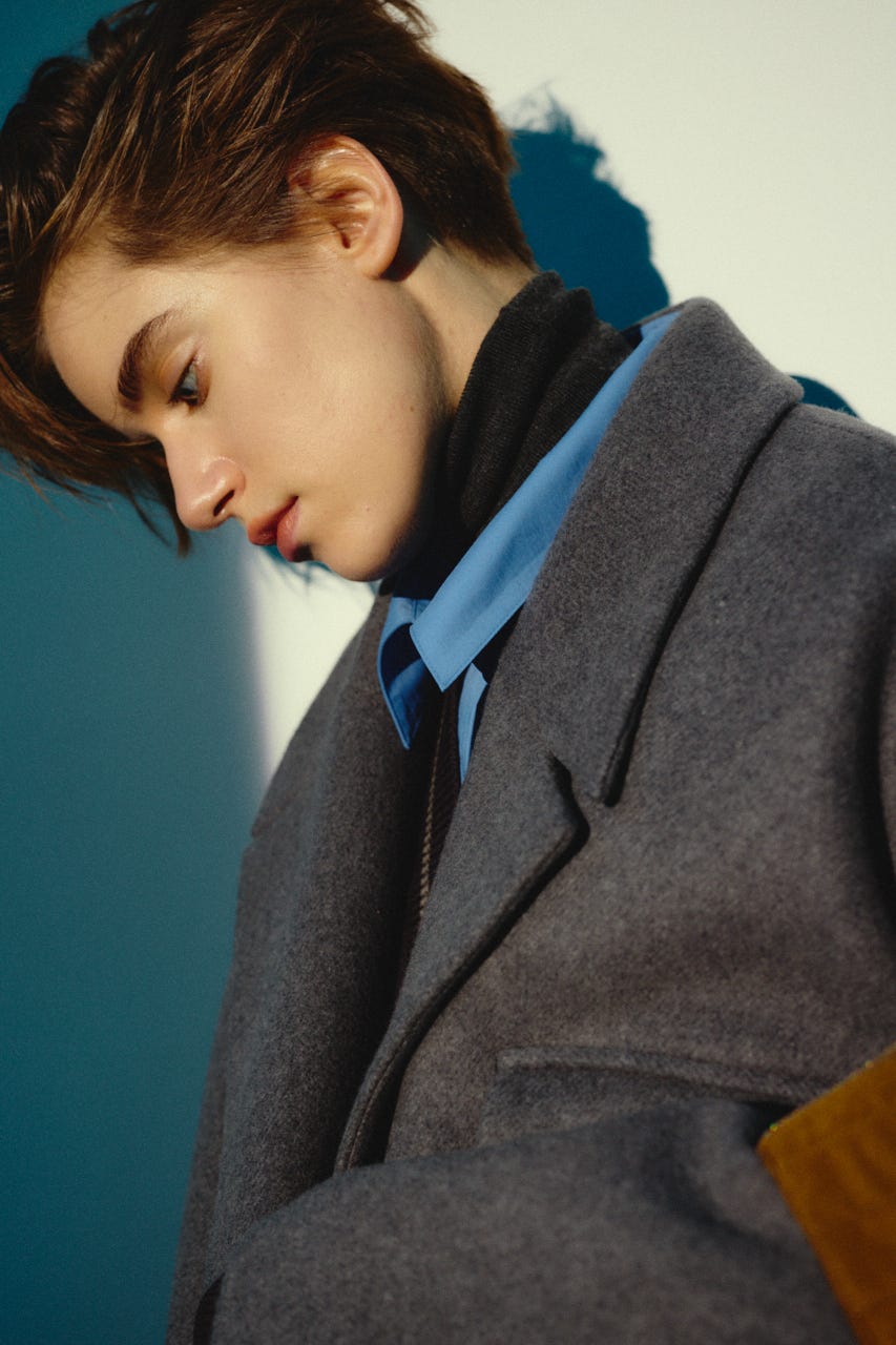 【26FW OUTER PRE ORDER】Big size single CT GRY FREE