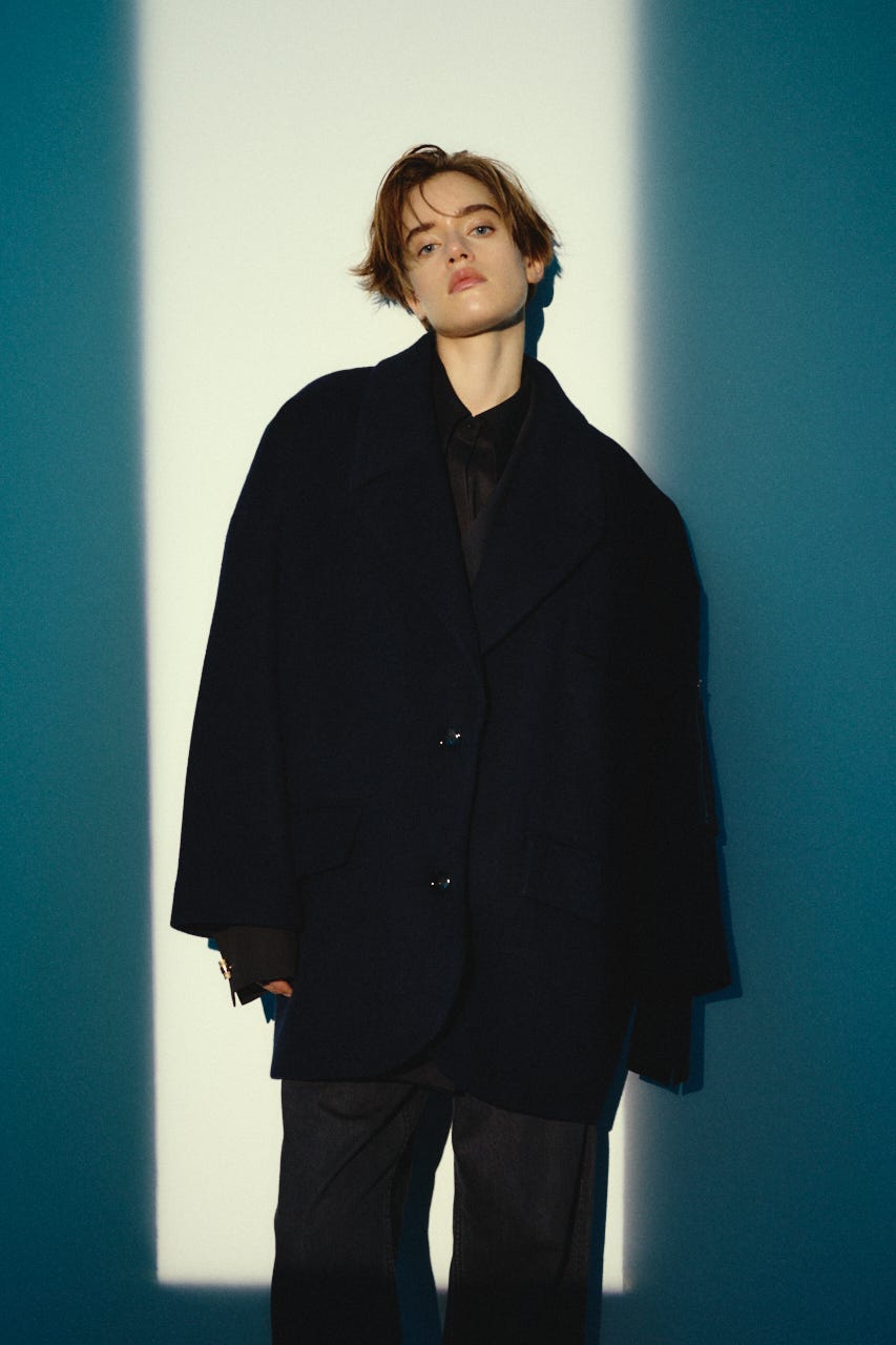 【26FW OUTER PRE ORDER】Big size single CT NVY FREE
