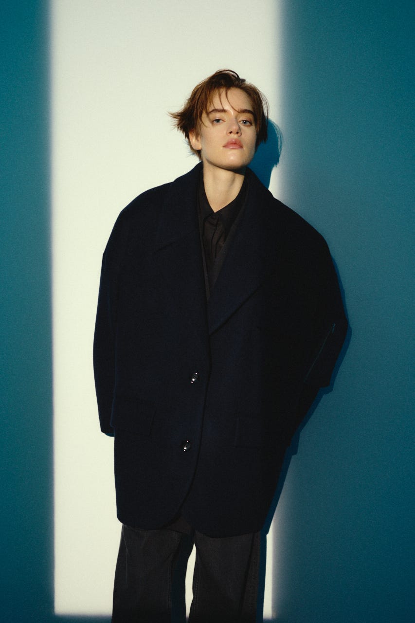 【26FW OUTER PRE ORDER】Big size single CT NVY FREE