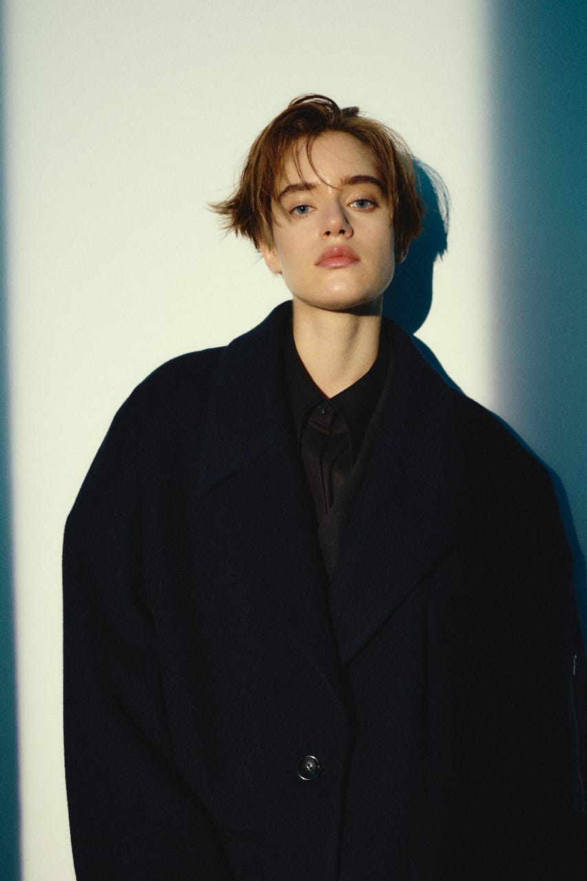 【26FW OUTER PRE ORDER】Big size single CT NVY FREE