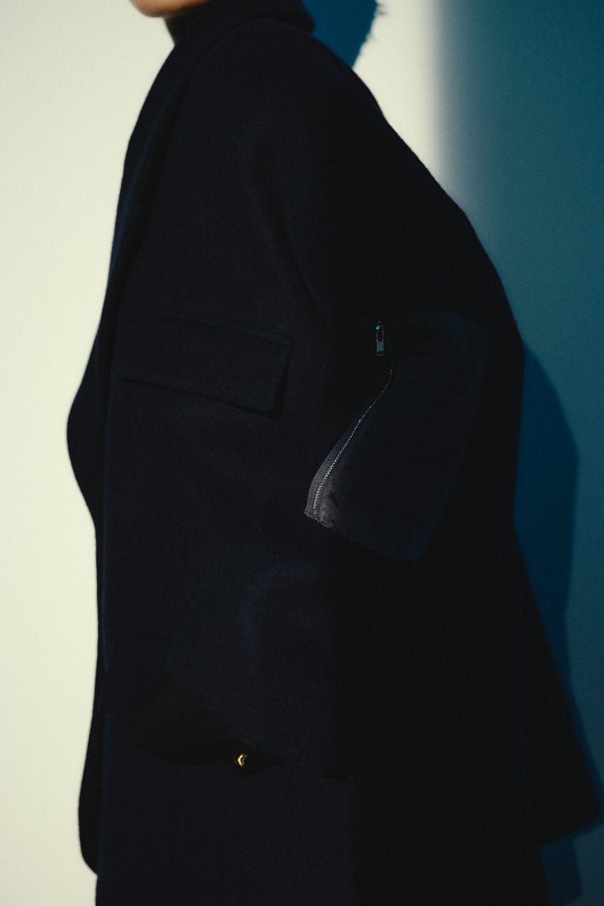 【26FW OUTER PRE ORDER】Big size single CT NVY FREE