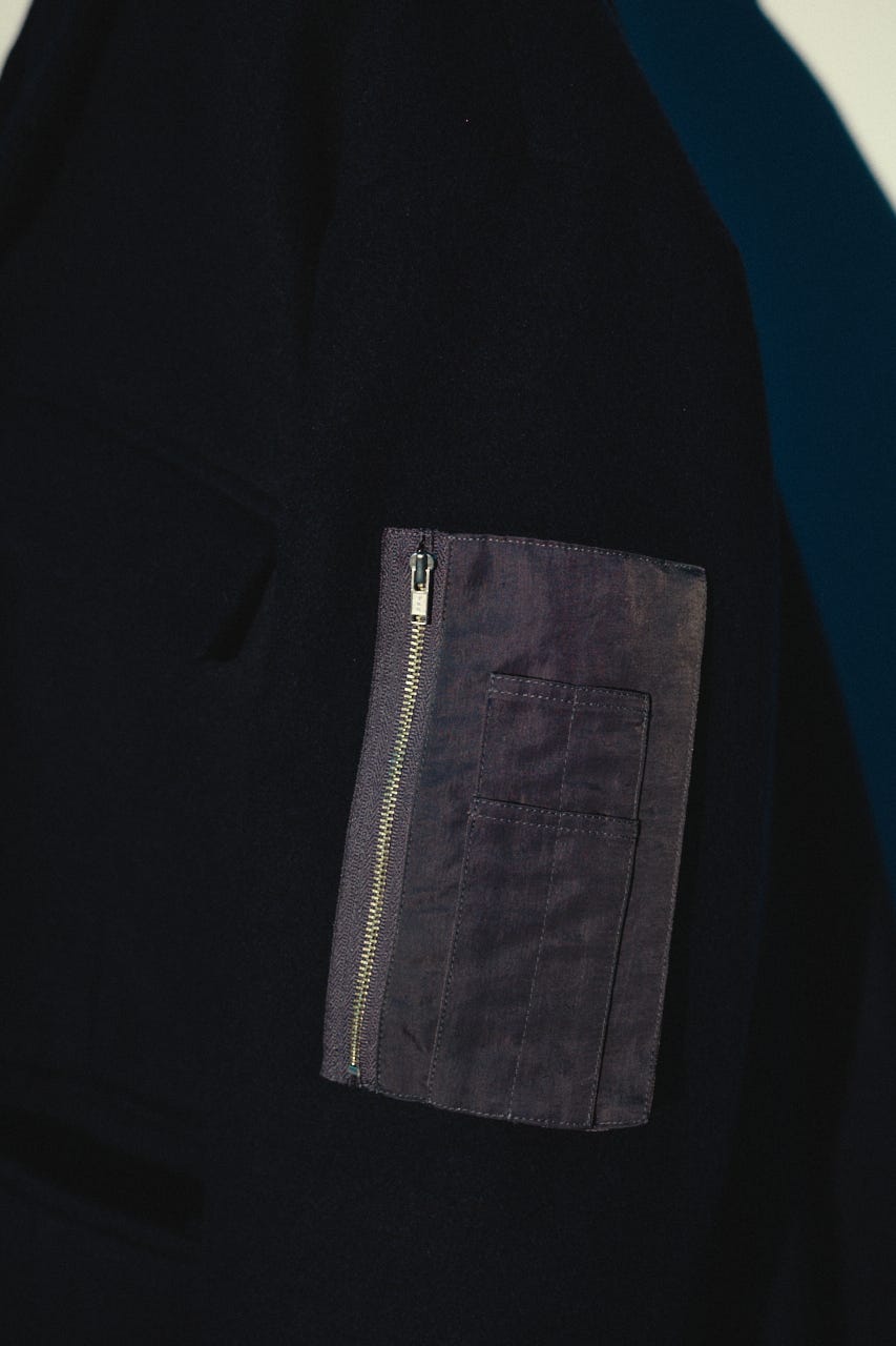 【26FW OUTER PRE ORDER】Big size single CT NVY FREE