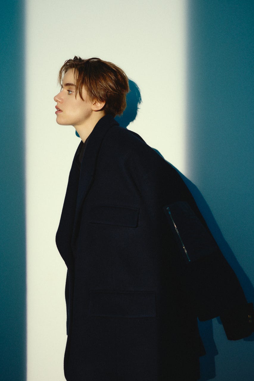 【26FW OUTER PRE ORDER】Big size single CT NVY FREE
