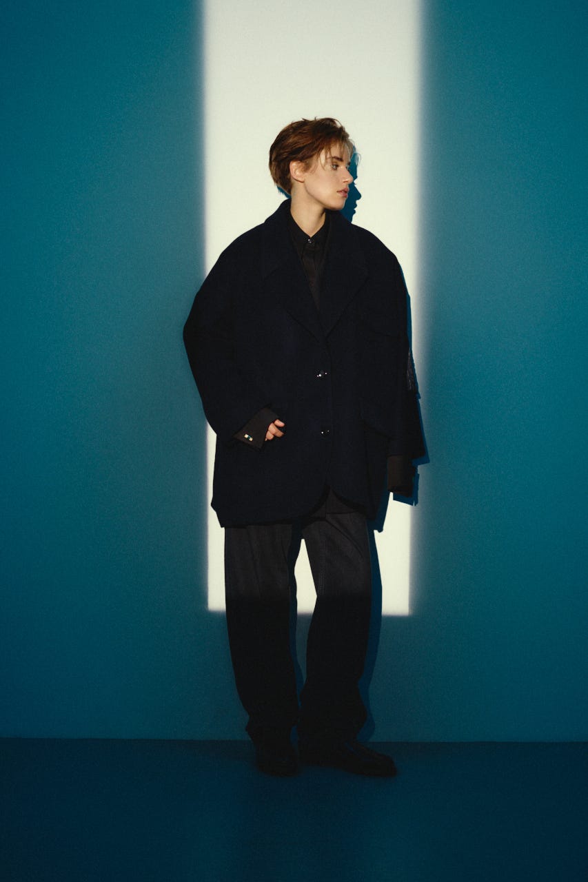 【26FW OUTER PRE ORDER】Big size single CT NVY FREE