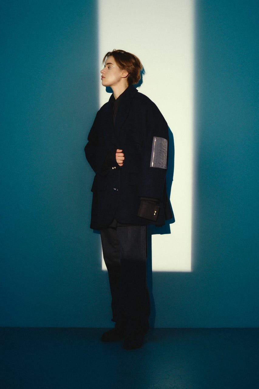 【26FW OUTER PRE ORDER】Big size single CT NVY FREE