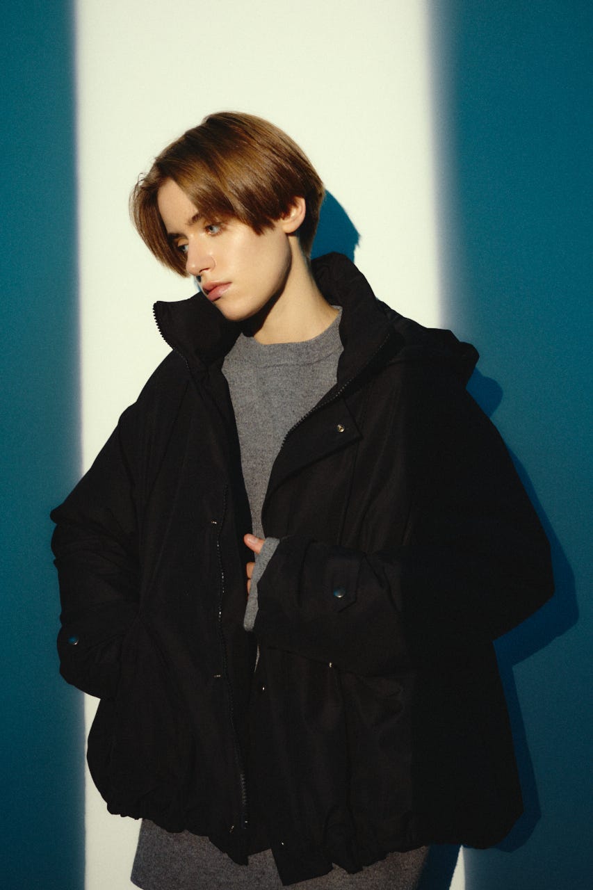 【26FW OUTER PRE ORDER】Back side down field CT BLK FREE