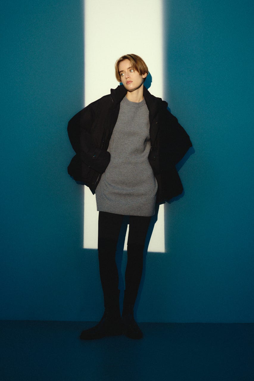 【26FW OUTER PRE ORDER】Back side down field CT BLK FREE