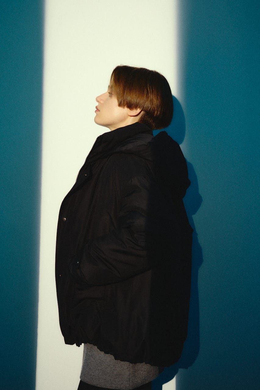 【26FW OUTER PRE ORDER】Back side down field CT BLK FREE
