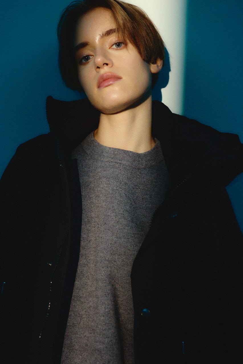 【26FW OUTER PRE ORDER】Back side down field CT BLK FREE