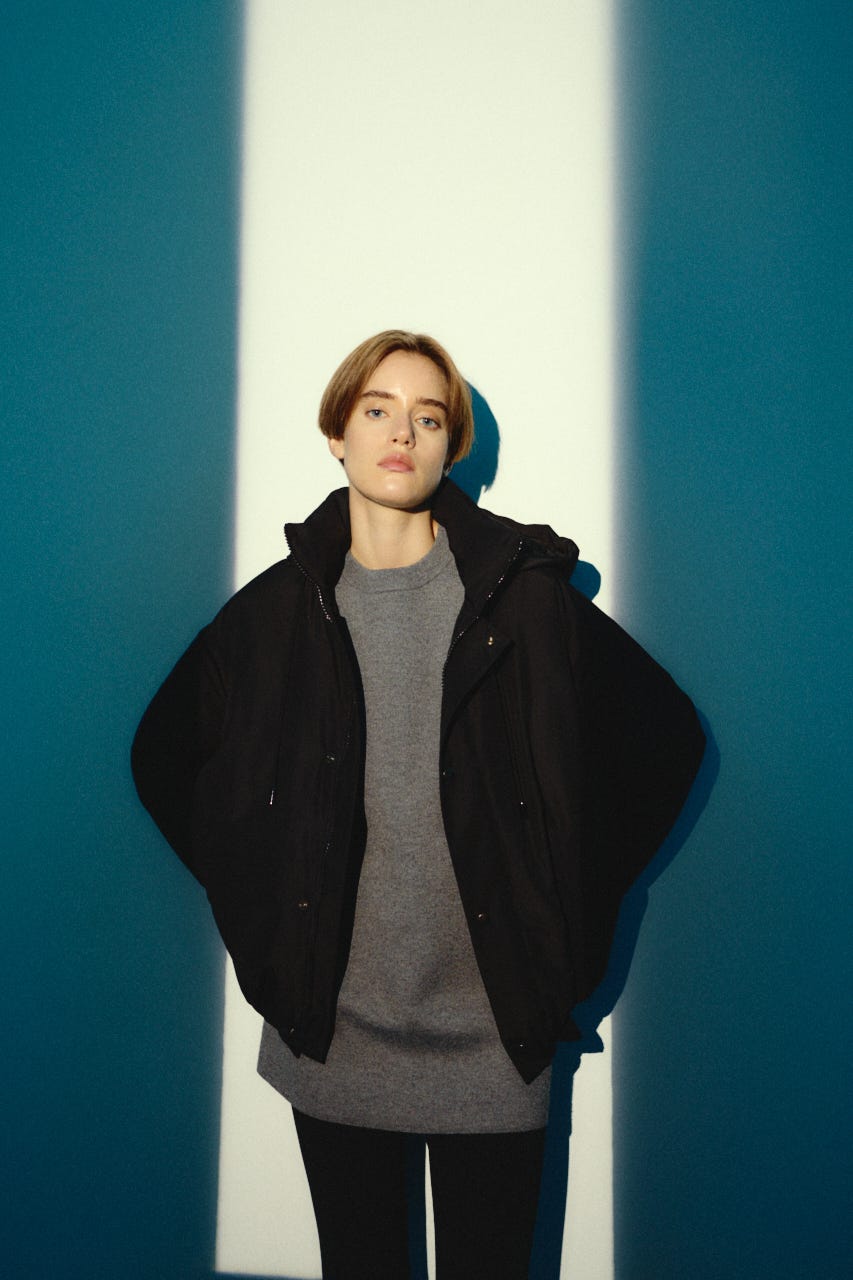【26FW OUTER PRE ORDER】Back side down field CT BLK FREE