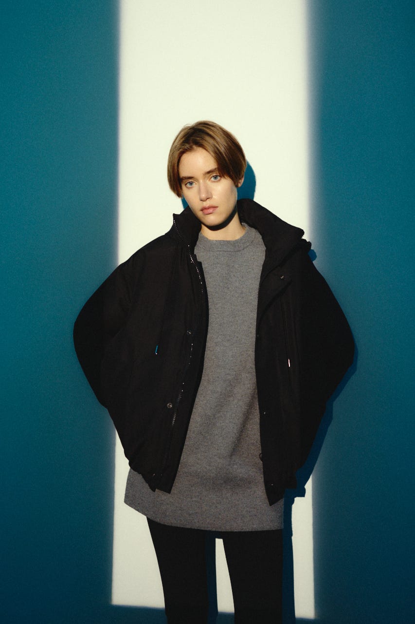 【26FW OUTER PRE ORDER】Back side down field CT BLK FREE