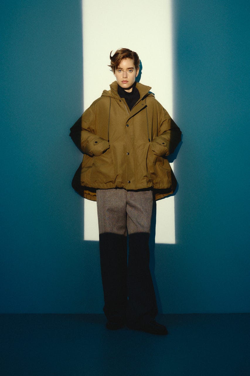 【26FW OUTER PRE ORDER】Back side down field CT KHA FREE