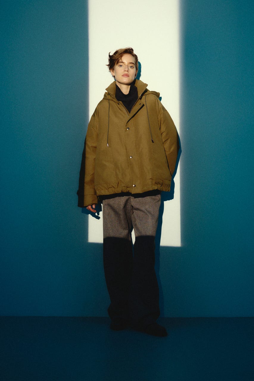 【26FW OUTER PRE ORDER】Back side down field CT KHA FREE