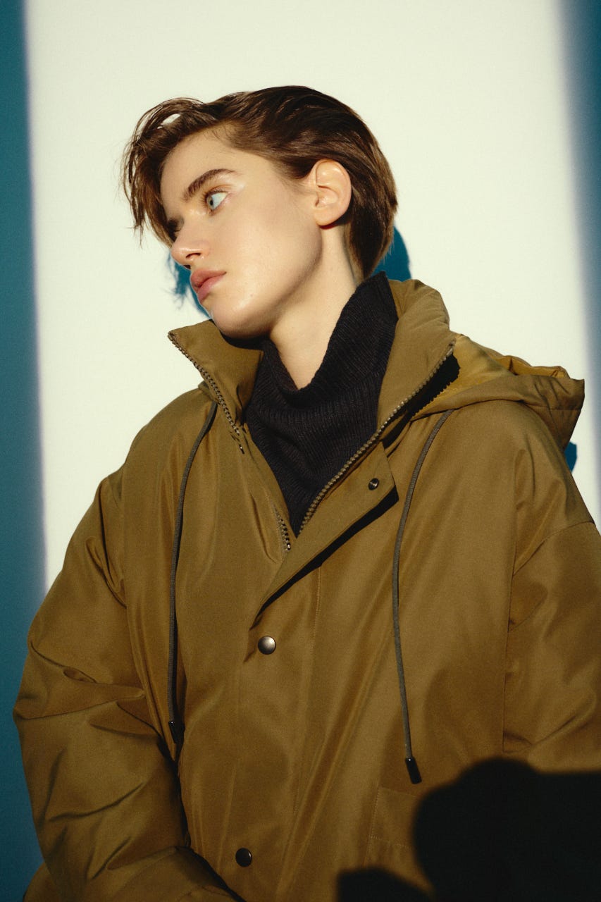 【26FW OUTER PRE ORDER】Back side down field CT KHA FREE