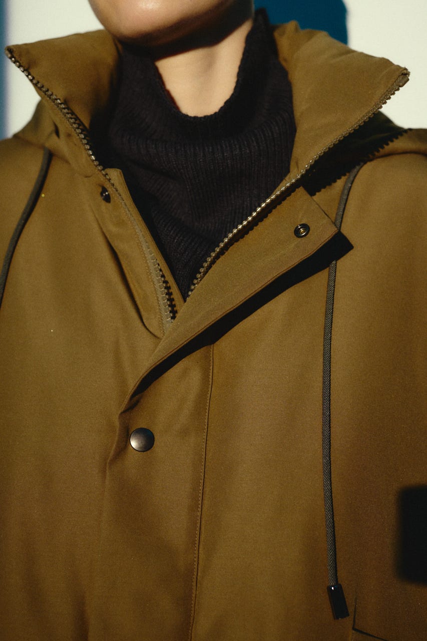 【26FW OUTER PRE ORDER】Back side down field CT KHA FREE