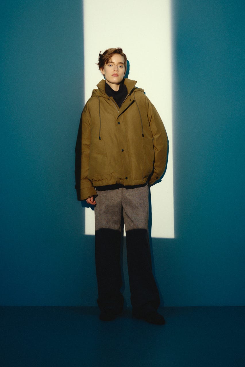 【26FW OUTER PRE ORDER】Back side down field CT KHA FREE