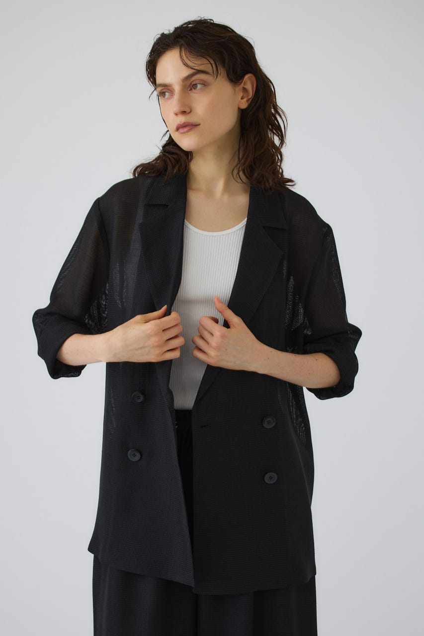 8/1- order start Double breasted light JK BLK FREE