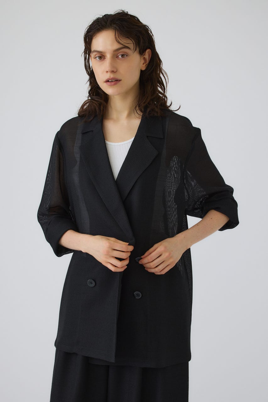 8/1- order start Double breasted light JK BLK FREE
