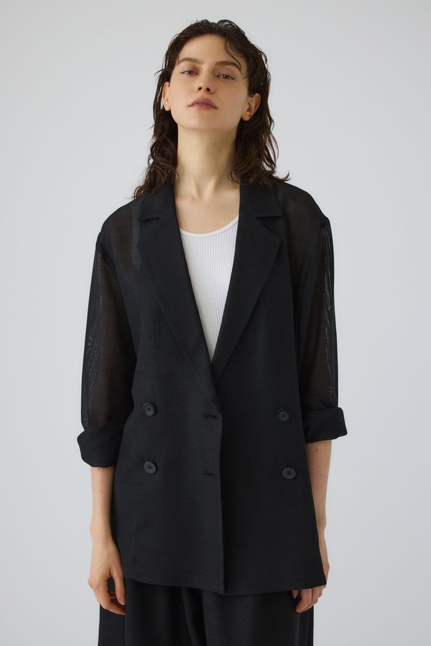 8/1- order start Double breasted light JK BLK FREE